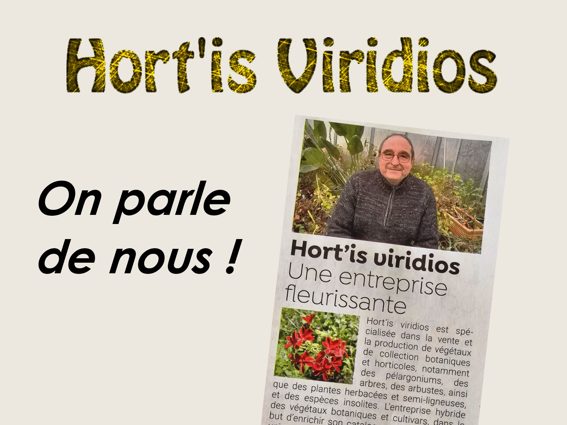 HORT'IS VIRIDIOS - Blog - Reportage sur ICImagazine du pays royannais